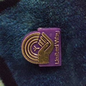 Vintage United Way Lapel pin-$5 add on